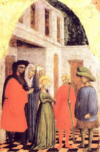 VIVARINI, Alvise Marriage of St. Monica oil painting picture